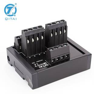 DC分线端子台电源分线盒并线导轨式 2极AC 端子台扩展 QMT075