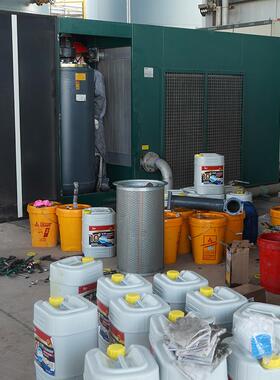 开山螺杆式空2压机保养滤套餐三滤7.-2kw5VLE空气泵空滤芯油芯油