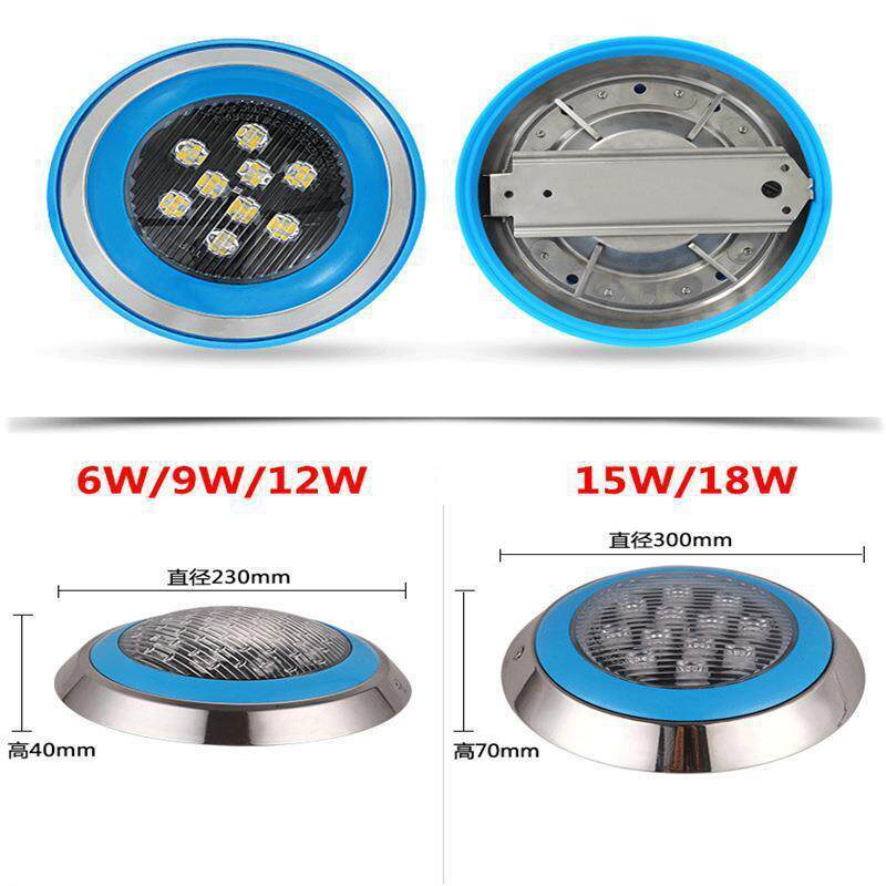 跨境热卖水灯水池下灯涌泉喷灯KSL池泉灯水灯鱼池彩灯LED水底灯泳