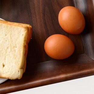 8*228木制托盘黑桃实木带脚带手早餐蛋糕胡水抓果中式茶黑胡桃28