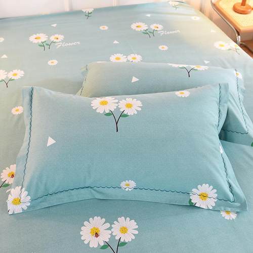 UIV秋冬单加厚保暖四件套毛涤棉印花磨床被套床上用南品三件套通