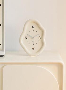 ozoom约桌面摆件家居奶油风时钟客厅玄关简TYOS370电视柜高档装饰