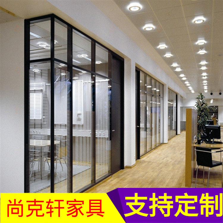 专业施工工厂办公室隔断 彩钢板隔墙 玻璃隔断 铝合金玻璃隔墙