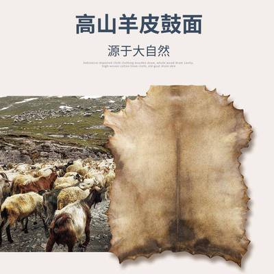 非洲鼓布木艺鼓丽江手成鼓人儿学童幼儿园BBF初者8/10/12寸