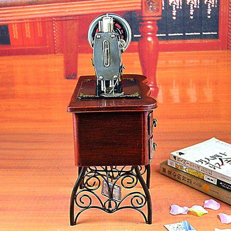 铁艺复缝纫机模橱型欧式家古居工艺品摆件窗陈列饰摄摆影NLZ道具
