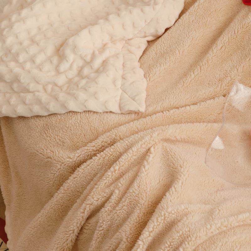 c^办枕公室午睡抱毯子二枕合VHI一抱被子厚婚加庆抱枕沙发客厅冬