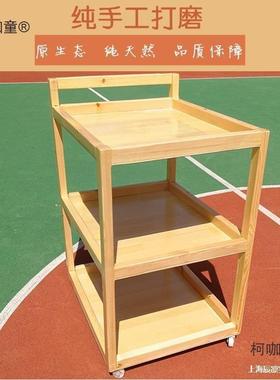 画室卡纸架移美动台术室实木类纸收纳柜原木架画76288美工分架子麦太保