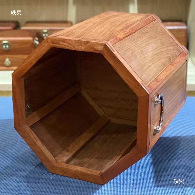 缅甸梨花米桶DFQ防家用0装斤储米箱加厚潮实木厨房储面桶粮食