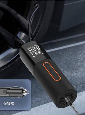 2024跨充境新XVO款车载气泵便携智能打气机多高能速高压充气功宝1