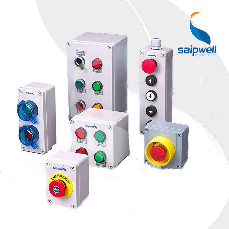 带防雨罩启常停按TOB钮盒停电机作盒事故按钮盒急开操关盒1开+1常