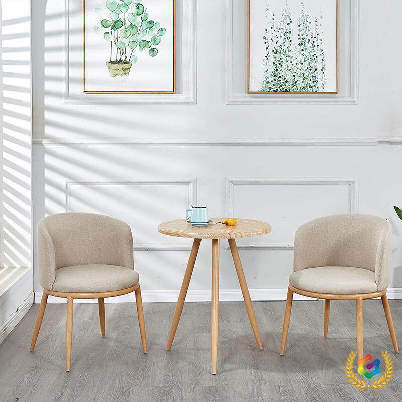 阳台喝客茶桌椅合层双小HHW圆桌子家组用茶几小户型餐桌休闲会洽