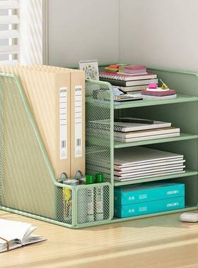 桌面书架书桌收纳置CTH物架简童架易约小型书本桌上简收纳学生儿