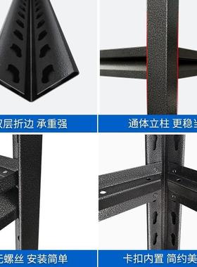 仓储示货架家用置物架台落地多层收纳展重LLA架阳承货物铁架子置