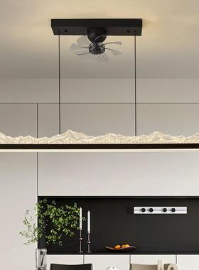 一餐厅风扇灯客轻厅奢感式极简现代简约大气卧VMT室电意扇体灯具