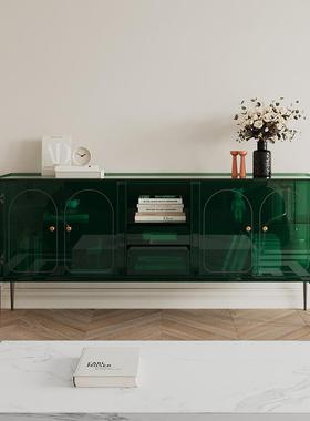 工厂直销亚克沙力酒33094柜发客厅装关饰玄玻璃约餐边柜简储物斗柜收纳