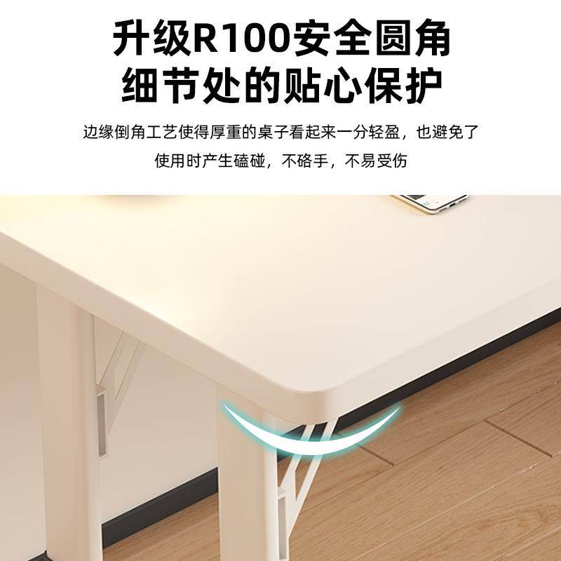 双人易电脑桌家用室可升降办卧公桌习学62807生书桌学桌简大尺寸