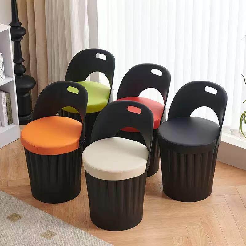 家用靠子背软椅25381饭店餐餐厅KTV可收纳储物凳酒吧休闲椅子垫等候椅