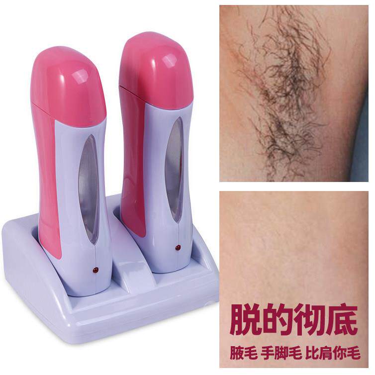 除毛蜜蜡带底座可携式除毛蜜蜡机双机双座蜡疗加热器蜡条蜡块热蜡