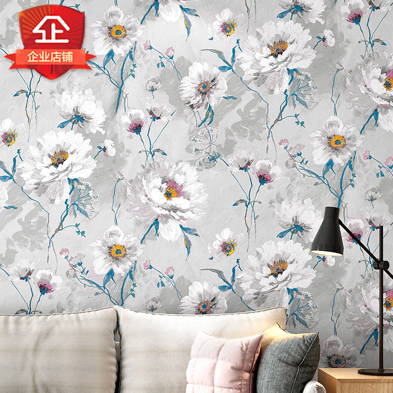 沪达墙纸非自粘无胶刷胶家用家装卧室客厅餐厅床头电视背景墙壁纸