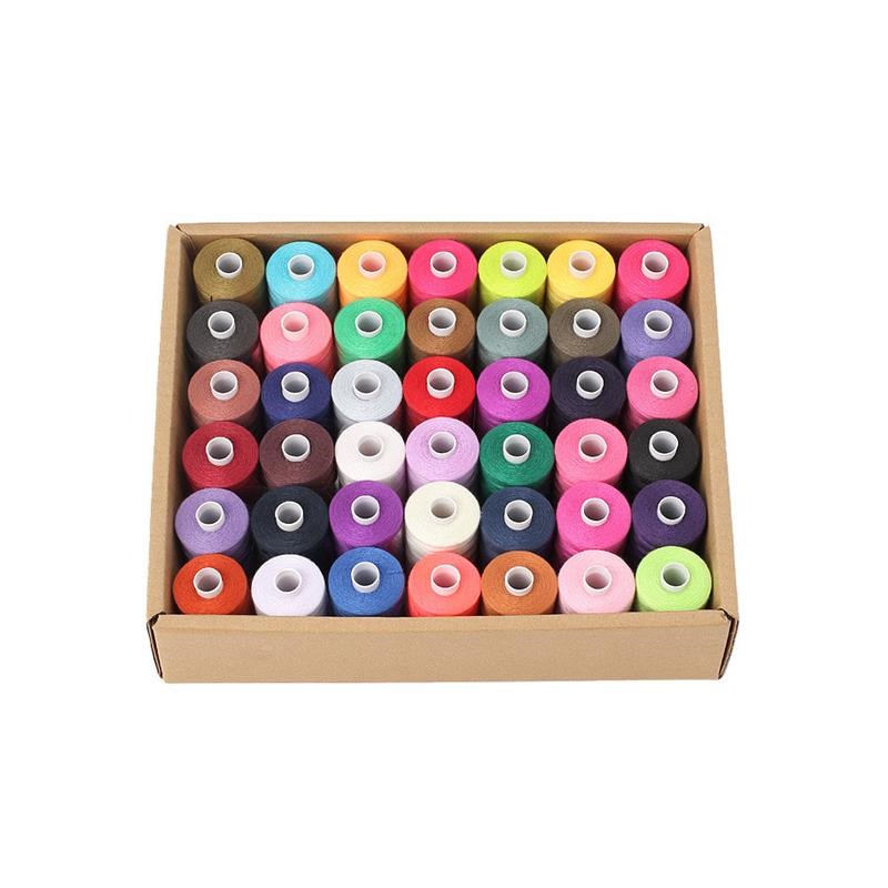 家用2线轴装1000码手缝线缝纫机线针线涤纶线DIY2缝纫线