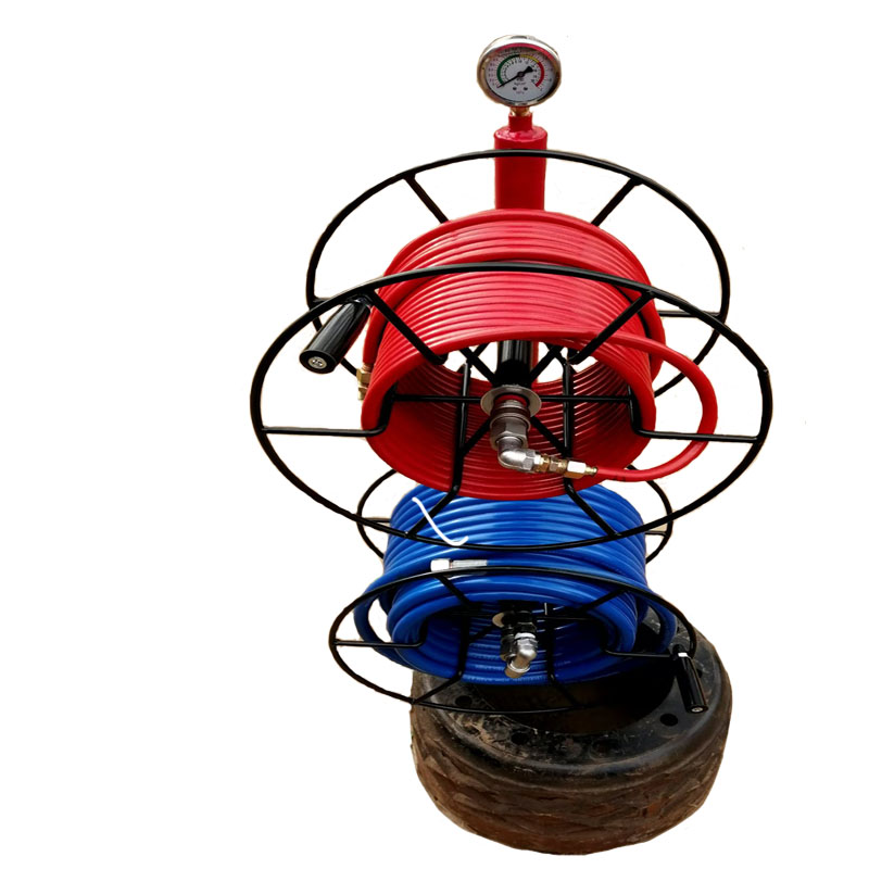 风炮管缠绕器大车风炮盘管器气管绕线器卷管器盘管工具绕线架子