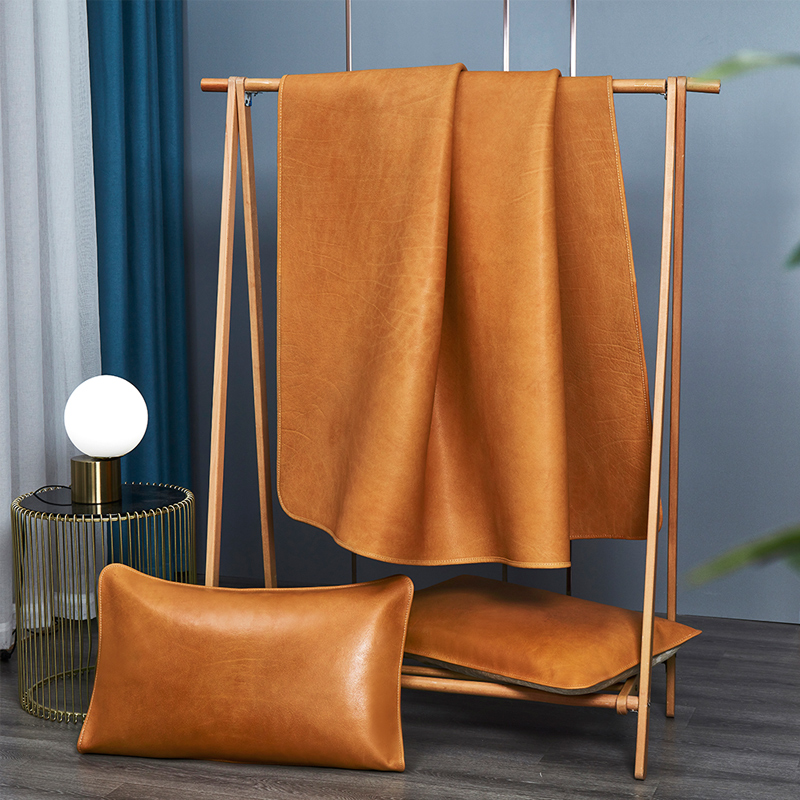 【西部水牛】原色古法牛皮席清水生态头层水牛皮凉席优质头层牛皮