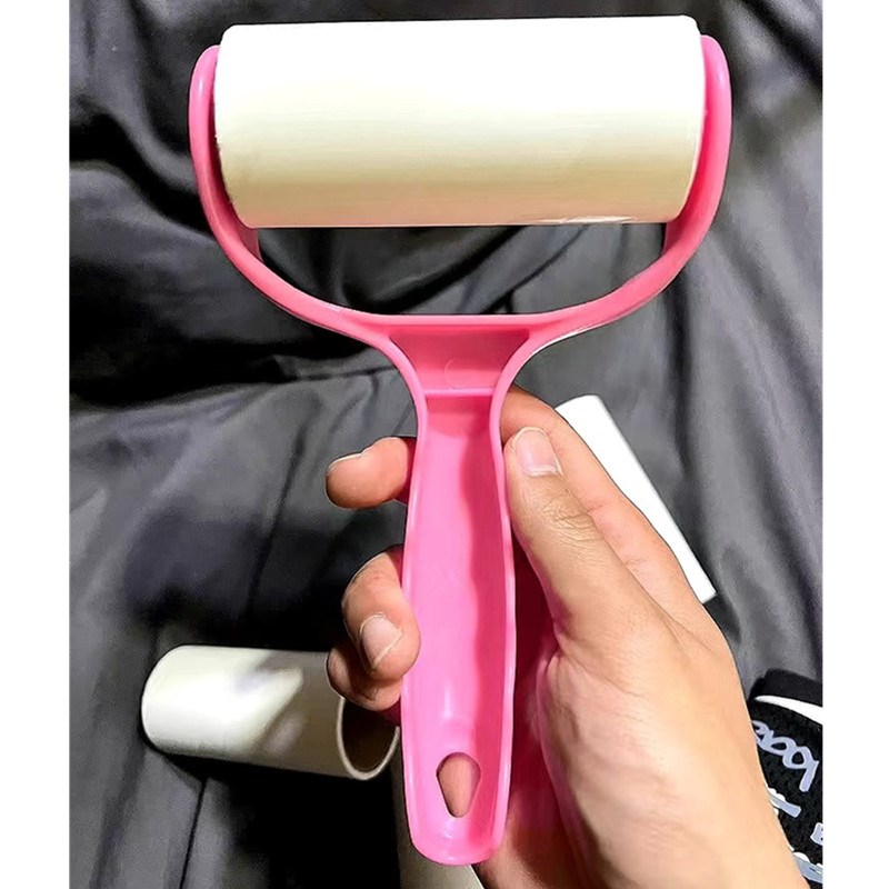 百易特粘毛器滚筒可撕式卷纸滚刷滚轮粘毛纸卷替换吸猫狗毛去毛刷