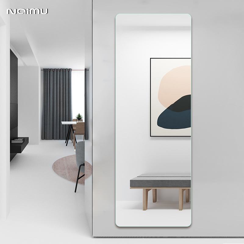 镜子全身穿衣镜壁挂试衣镜贴墙全身镜家用落地镜子挂墙卧室镜定制