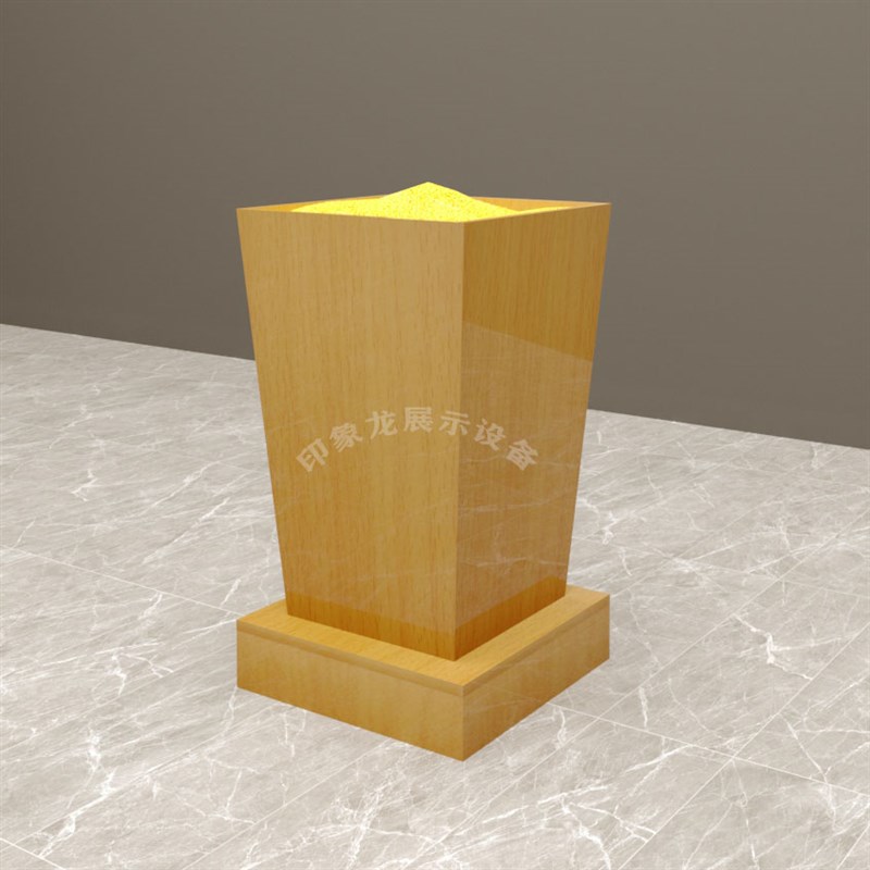 定制超市五谷杂粮桶 大容量木质米桶 方形散称米柜商用粮食陈列柜