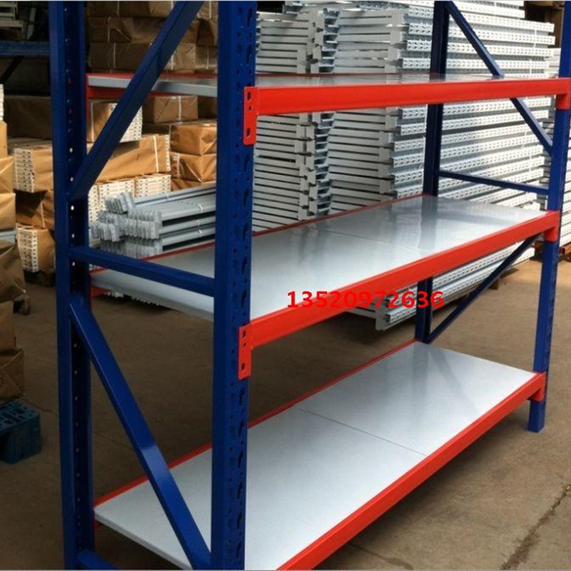 库房轻型中型重型仓储金属货架储藏室地下室家用多层易拆装架