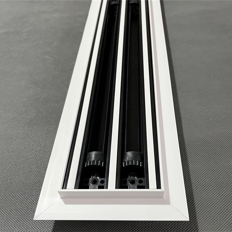 定制中央空调爪形出风口条形散流器极简内嵌线性爪型风口温喷爪型