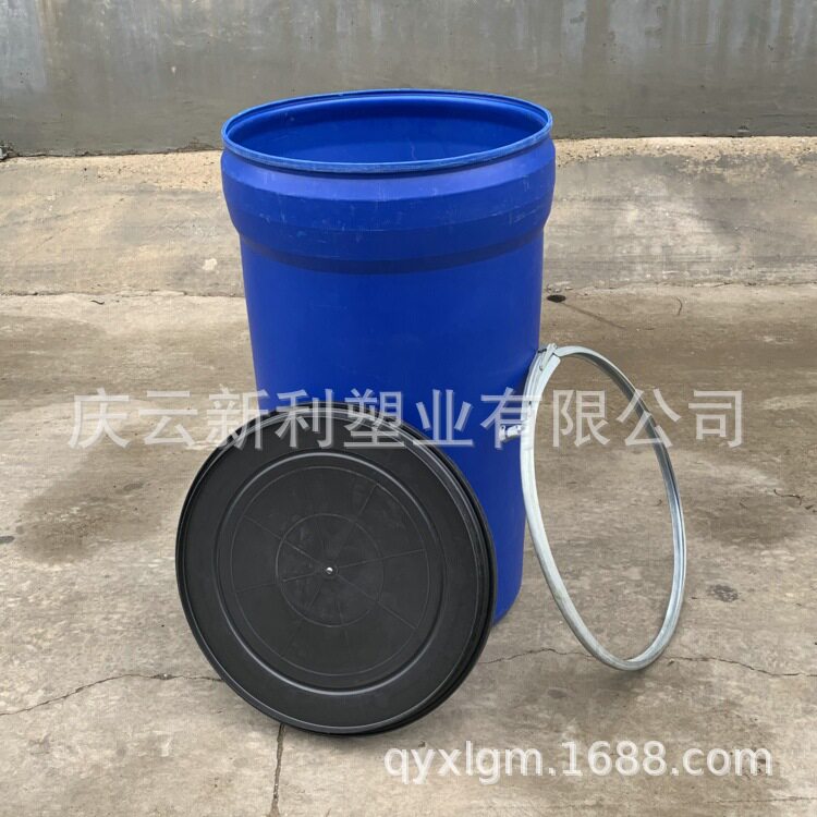 山东200L塑料锥形法兰开口桶