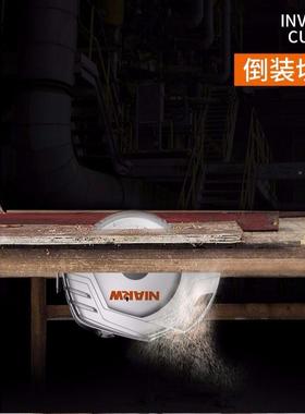 奈尔电锯7汇寸寸17830寸家用木工手提电锯圆切9割机台锯倒装圆盘