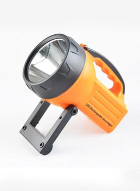 华升黑TLL豹W灯SL88强光高亮2LED探照灯防水防摔充电-照明带应急