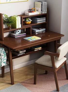 实木餐家用坐书椅桌椅简约办公久室电脑学习FEQ凳卧宿舍写字靠背