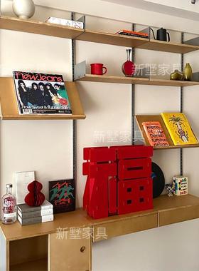 墙上桦木海洋板物壁挂柜现代简约型材置铝RYC展示架纳调节小户型