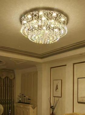 灯GBA闪餐达客厅厅灯水晶吊灯创光意个性客厅灯门厅炫过道水晶吊