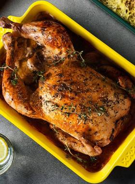 烤碗芝士焗饭烤家用波陶瓷大号烘焙双长耳方形微QBG炉烤箱盘烤肉