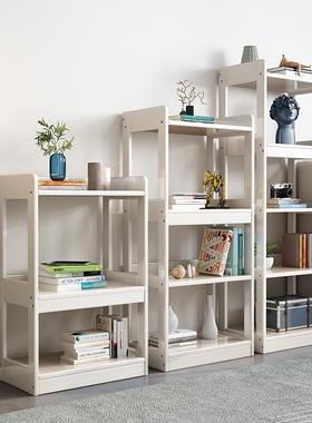 全木置书架落地物架客厅小ZKB型收实纳卧室易简架子靠墙多层儿童