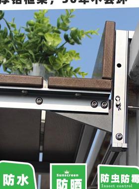 图阳台栏杆迩挂桌吧台桌家用功多能悬挂户外茶桌阳台WZM休闲桌