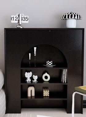 简Z109y法壁式炉柜装饰柜客厅黑色白色约民宿置玄关摄影物架收纳