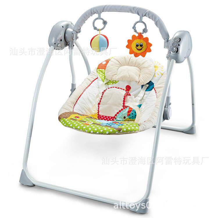 婴儿686智多能遥控儿秋千功能婴儿摇椅婴儿电动安抚椅摇童秋千躺