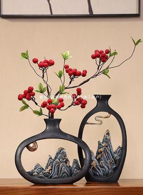 ltao1003新中式博古架酒柜装风品客茶几家居摆设厅茶室桌面国摆饰