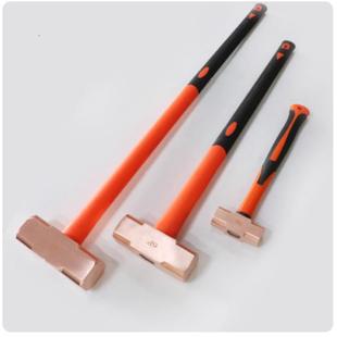 紫八锤角锤柄紫铜铜锤榔头铜锤八角锤0.22kg/0塑红铜锤0.9kg-8.1k
