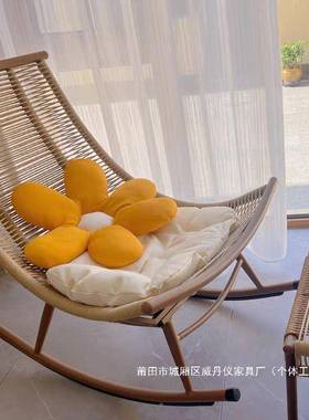 庭厂家花园椅摇26224摇院椅家用户外懒人椅子摇椅躺椅大人阳台午