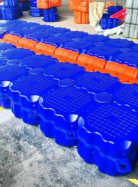 小水上桥浮H-F0542筒平摩托皮划艇台龙舟停泊位塑料滚轮凹槽浮漂