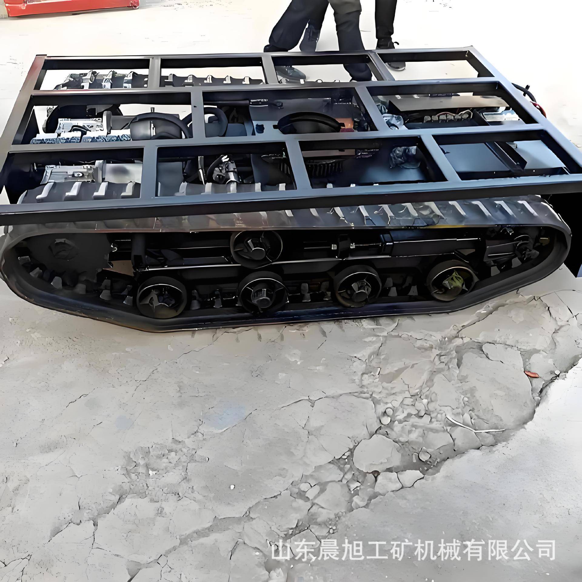 钢制履带成运输HPS底山地果用园橡胶履带底盘总多地盘形用履带底