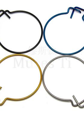 缪斯钛杜卡迪改装D/UCTI钛合金M8A后轮轴螺4母VVDG4V2街霸卡簧