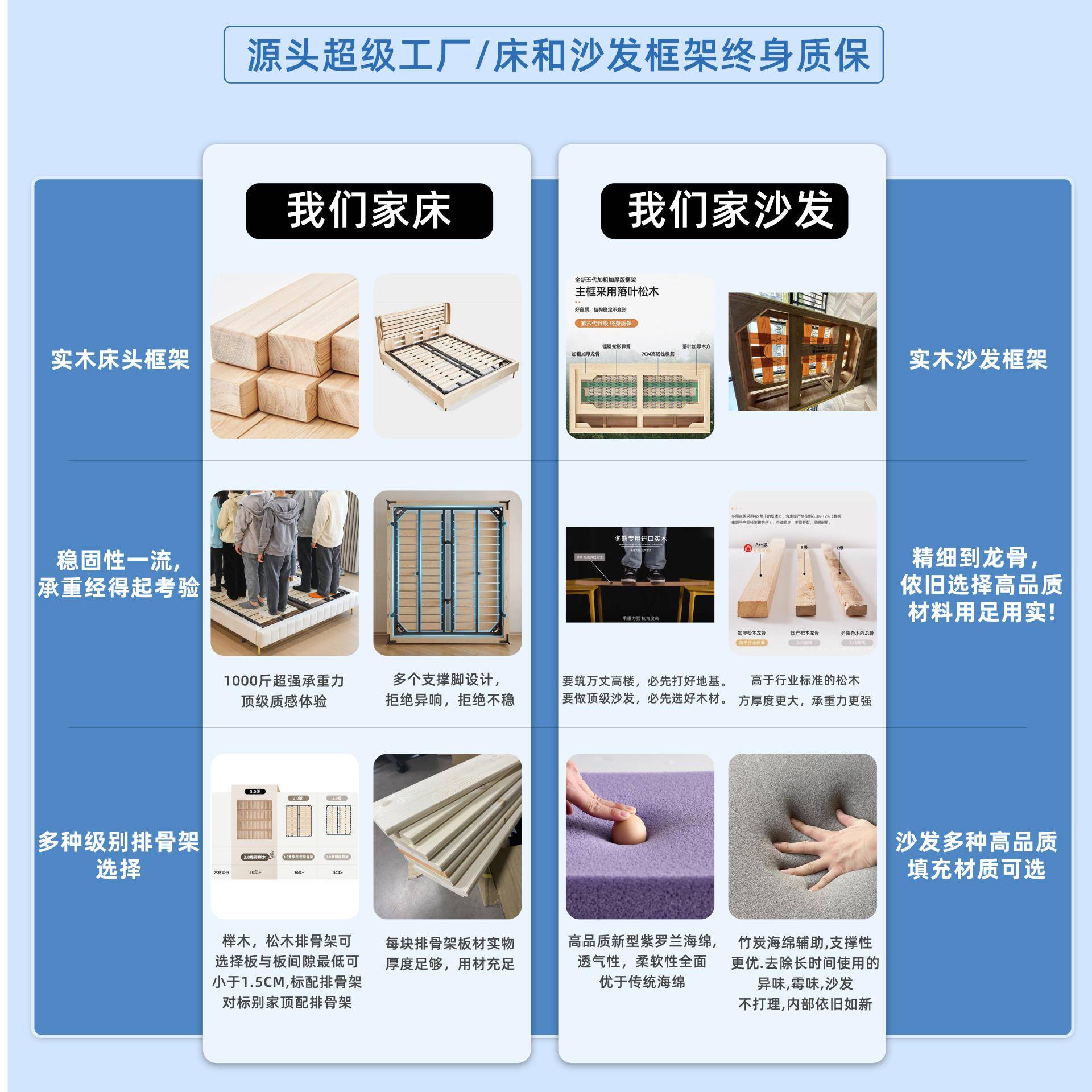 桐语特全实孩木榉木男ZJQ孩孩小户童型双人床简约防护栏女小卧室