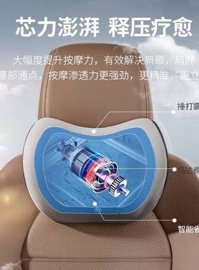 汽车腰靠护腰按摩靠垫37461车用腰托记忆棉摩车载按摩货枕车内按